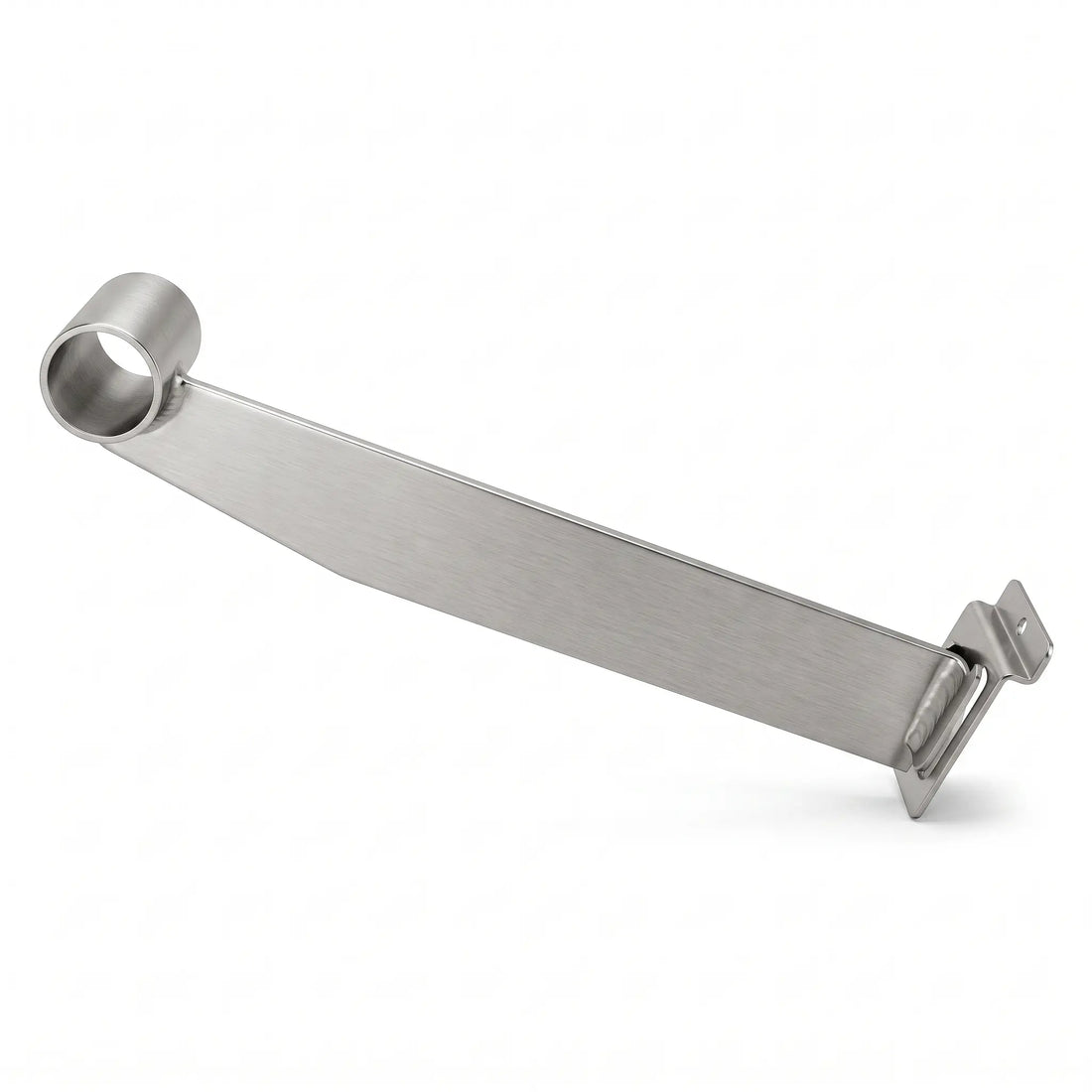 12" Slatwall Round Tubing Hangrail Bracket for 1-1/4" Dia. Rails Austin Store Fixtures