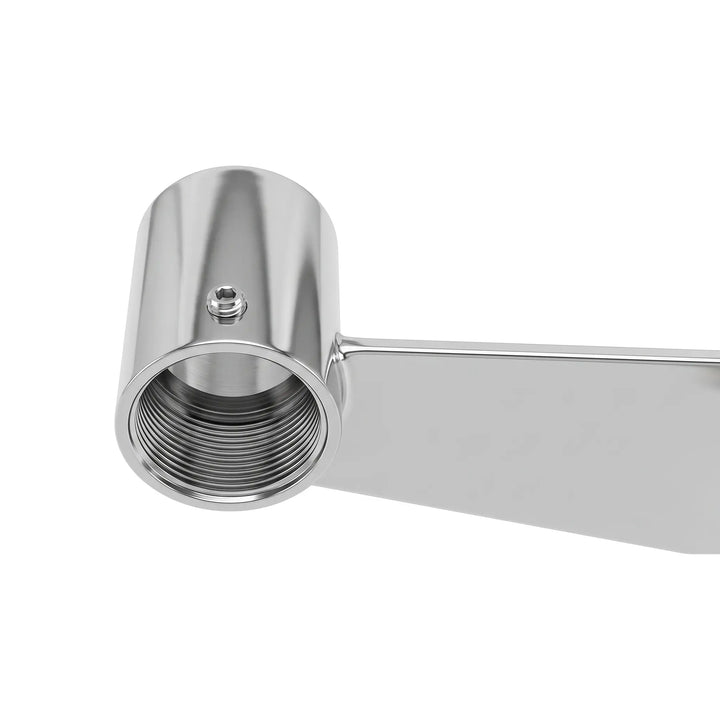 12" Slatwall Round Tubing Hangrail Bracket for 1-1/4" Dia. Rails Austin Store Fixtures