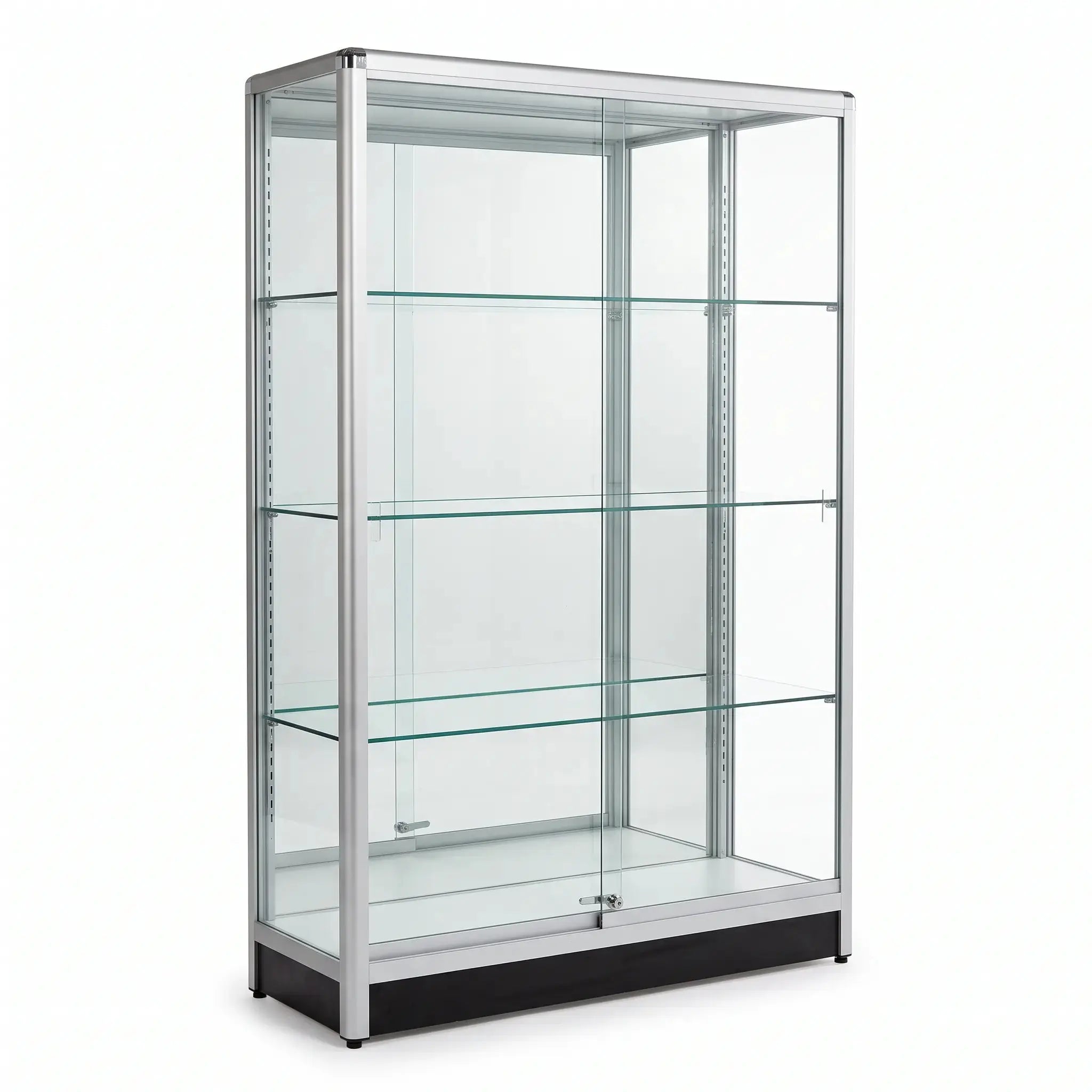 4-Foot Extra Vision Glass Wallcase Display Cabinet