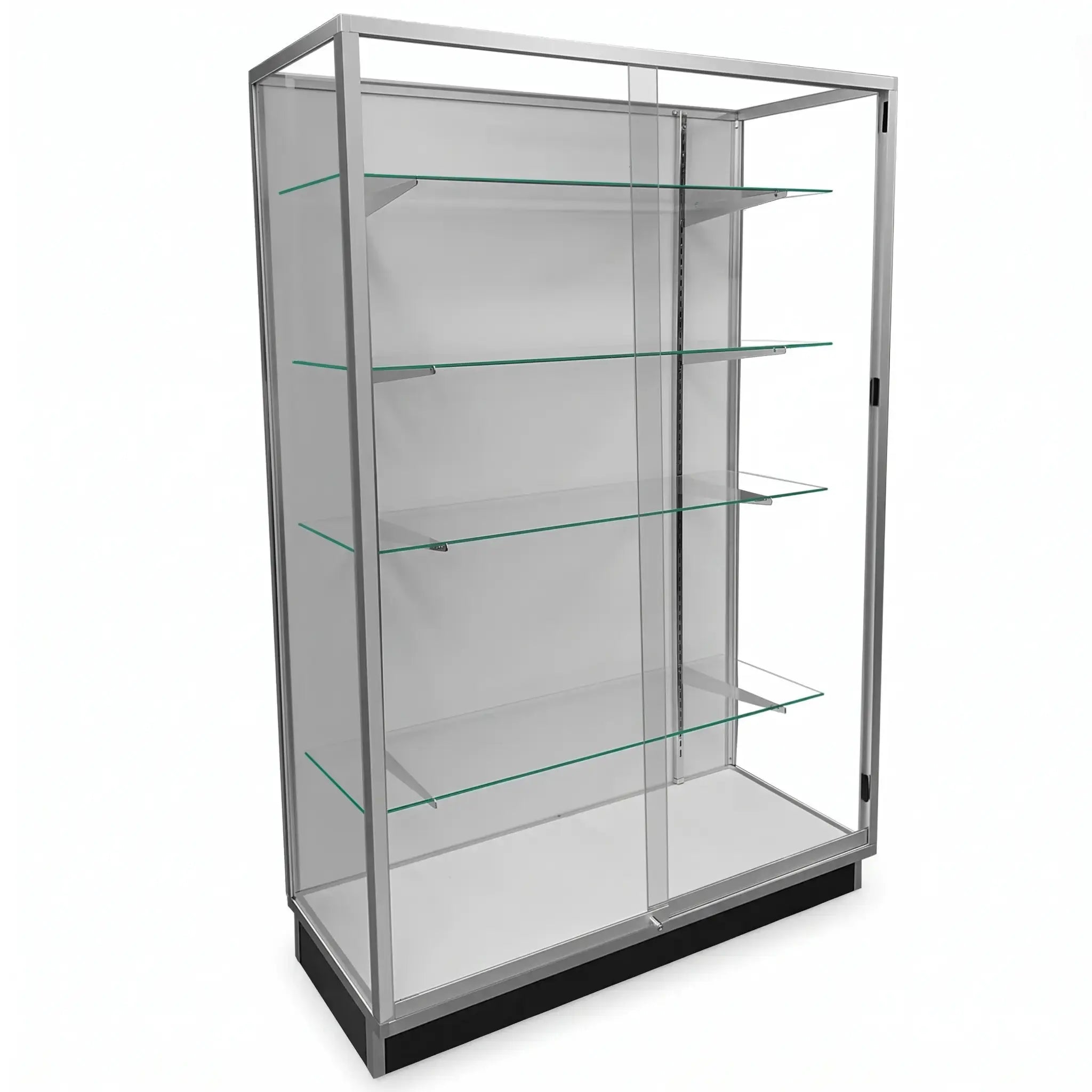 4-Foot Extra Vision Glass Wallcase Display Cabinet