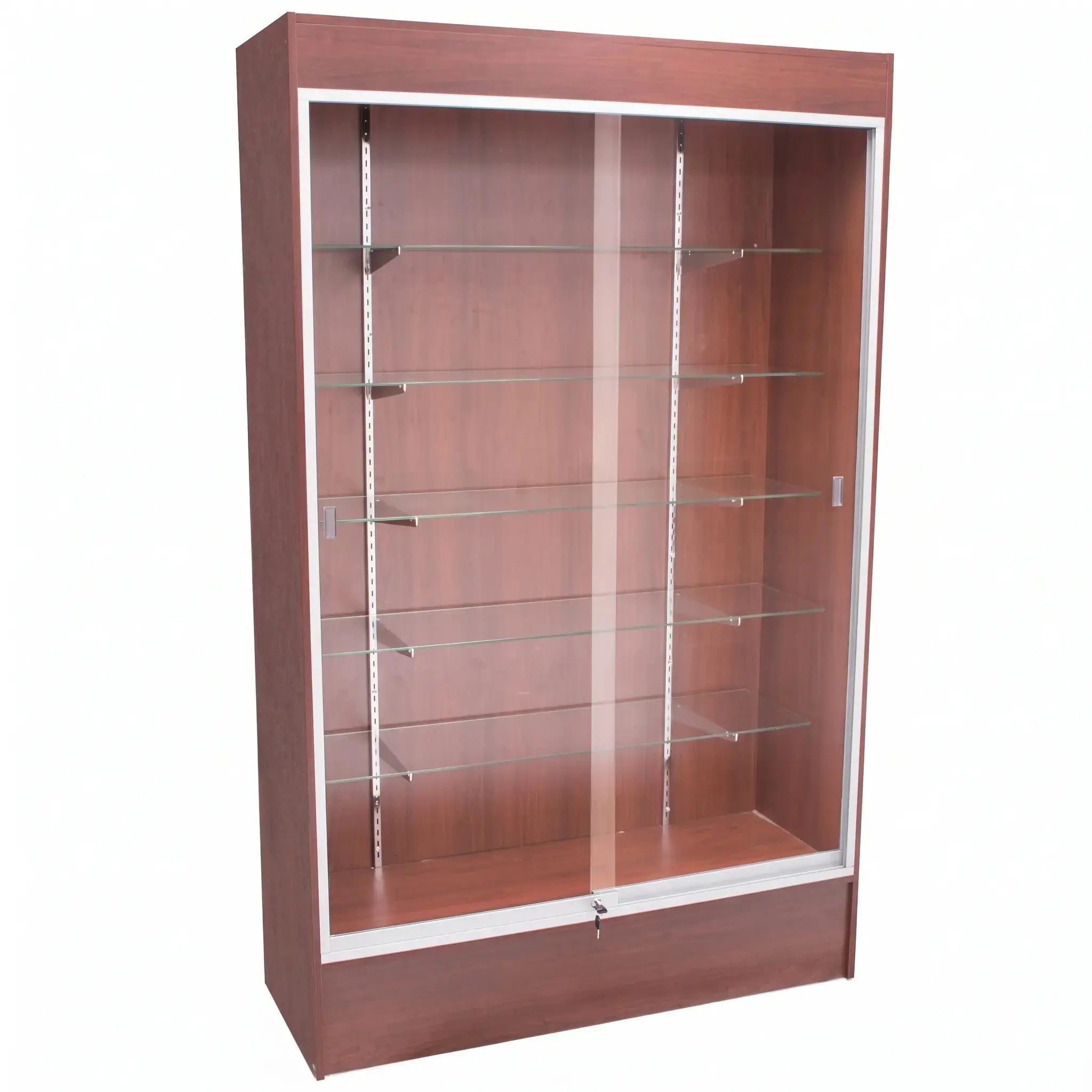 4-Foot Full Vision Wood Wallcase Display Cabinet - WCB4