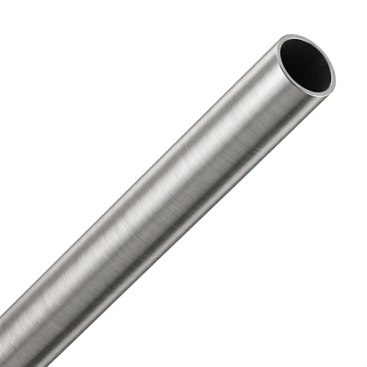 4' Chrome Round Tubing Hangrail (1-1/4" Diameter) for Retail Display Austin Store Fixtures