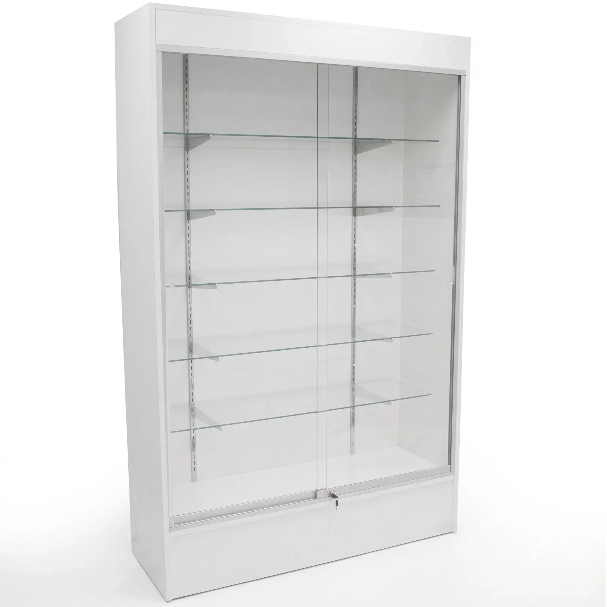 6-Foot Full Vision Wood Wallcase Display Cabinet - WC6