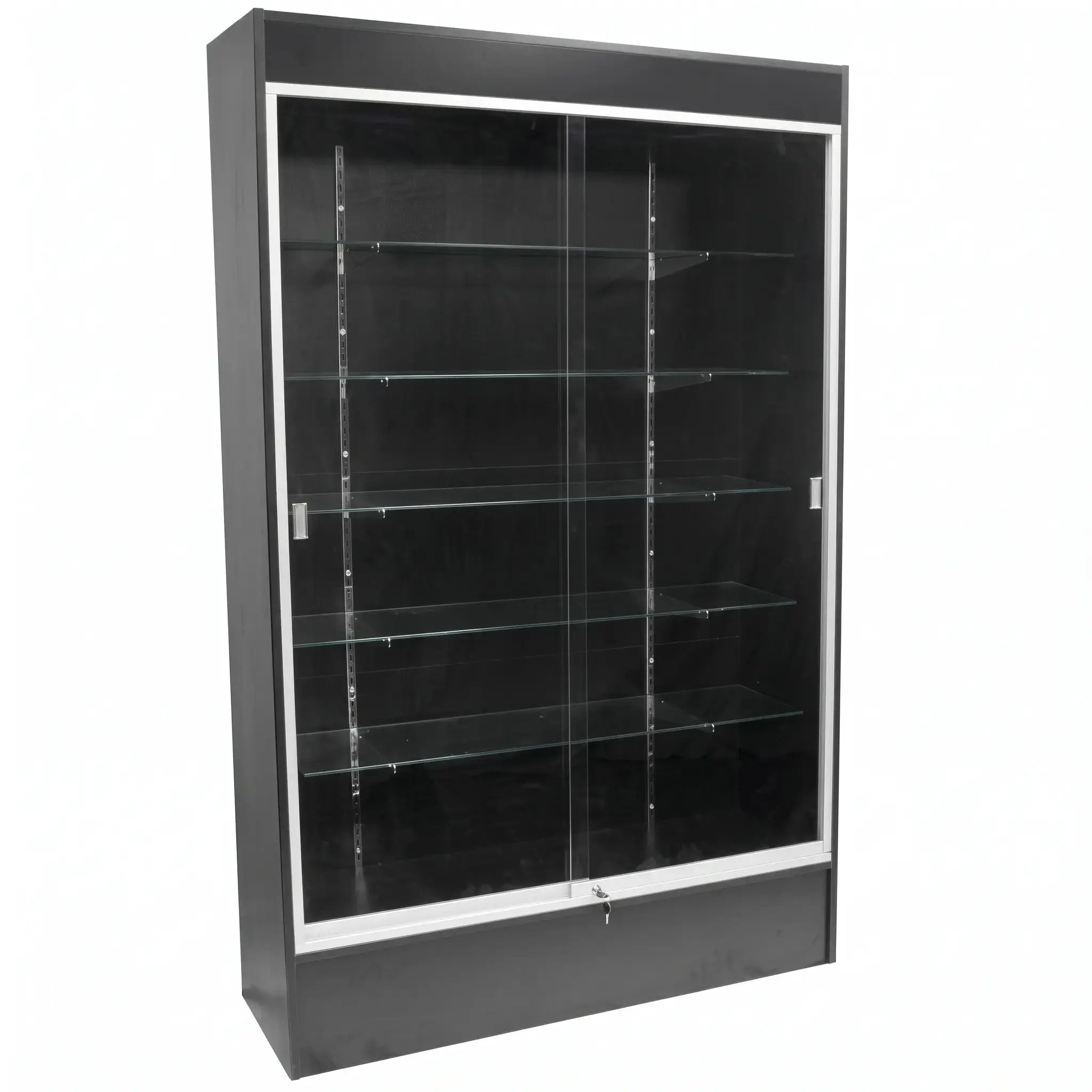 6-Foot Full Vision Wood Wallcase Display Cabinet - WC6