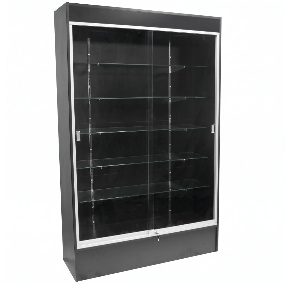 6-Foot Full Vision Wood Wallcase Display Cabinet - WC6