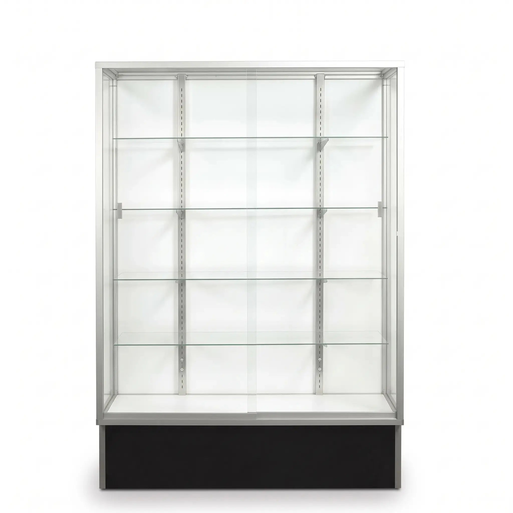 6-Foot Extra Vision Glass Wallcase Display Cabinet
