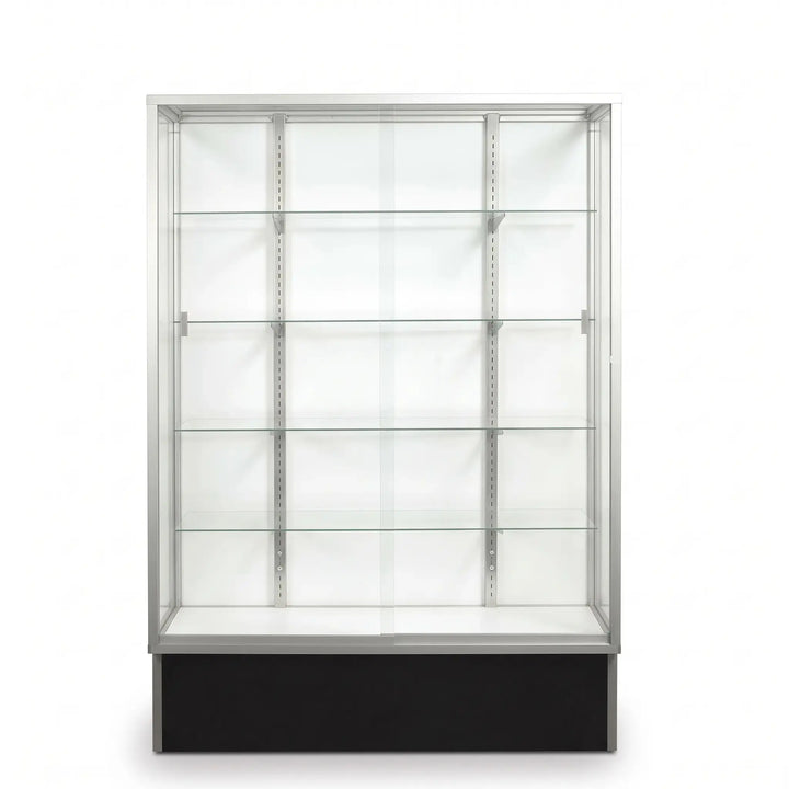 6-Foot Extra Vision Glass Wallcase Display Cabinet