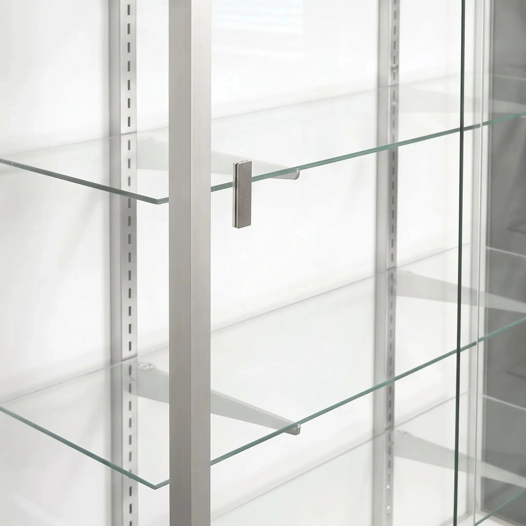 6-Foot Extra Vision Glass Wallcase Display Cabinet