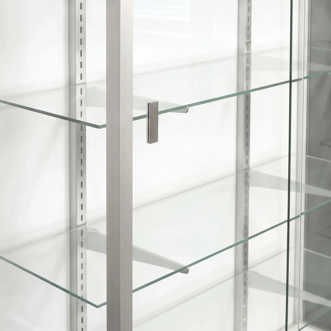 6-Foot Extra Vision Glass Wallcase Display Cabinet