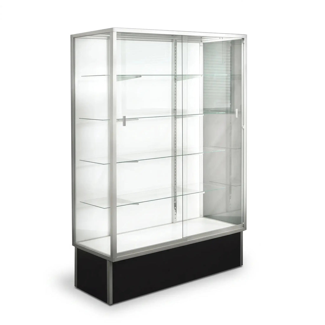 6-Foot Extra Vision Glass Wallcase Display Cabinet