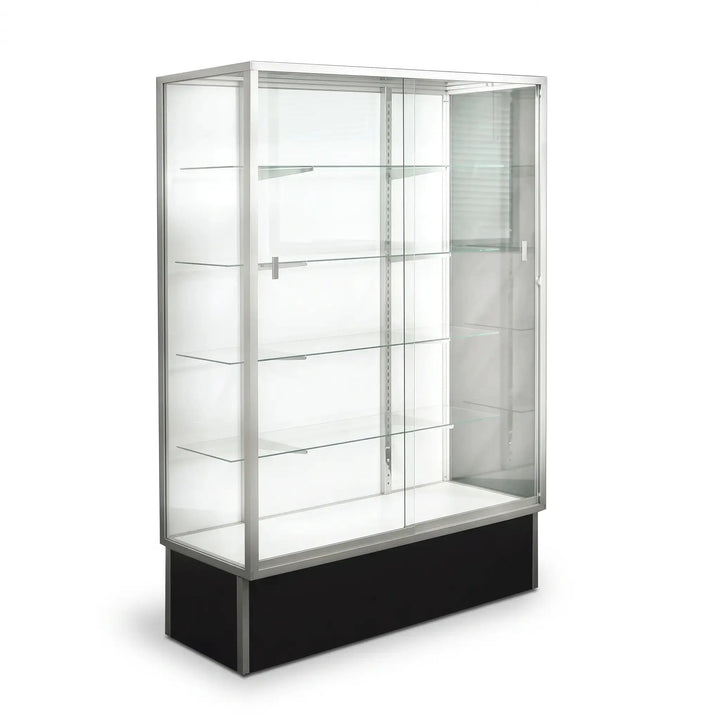 6-Foot Extra Vision Glass Wallcase Display Cabinet
