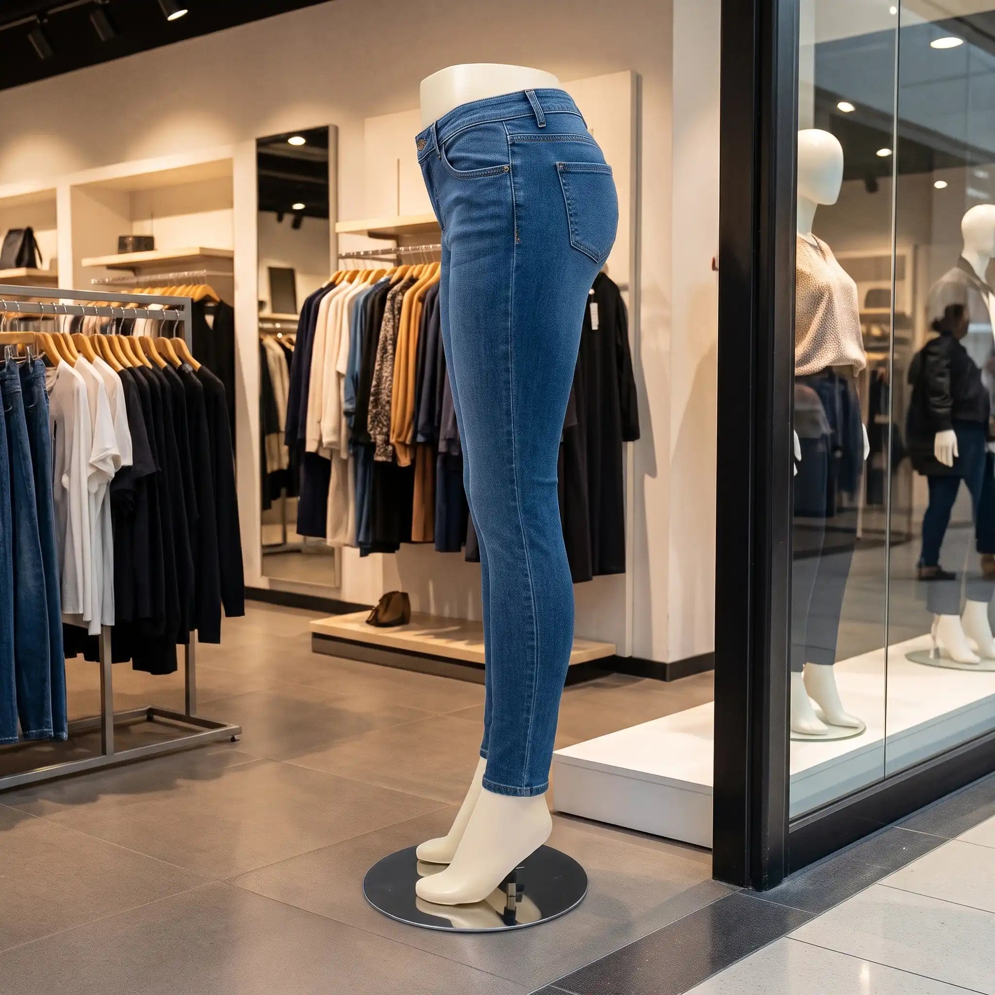 Female Brazilian Style Half Body Mannequin – Curvy Torso Display