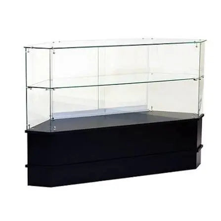 FRAMELESS HALF VISION CORNER SHOWCASE