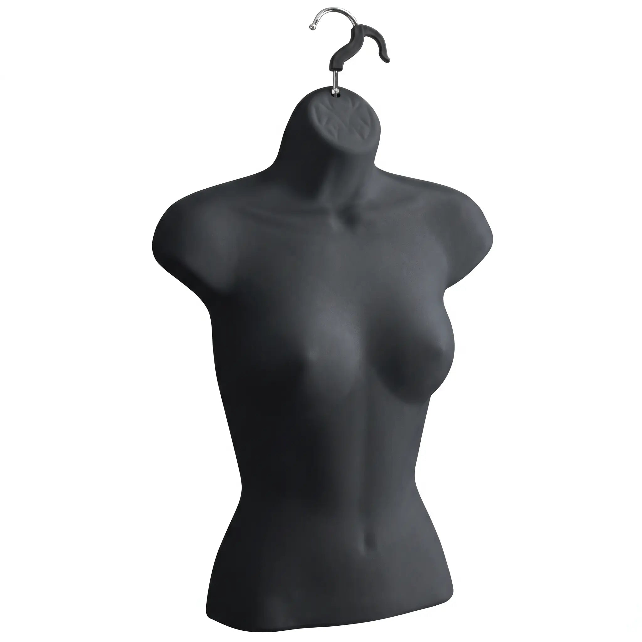 Half Body Female Hanging Torso Mannequin with Chrome Swivel Hook