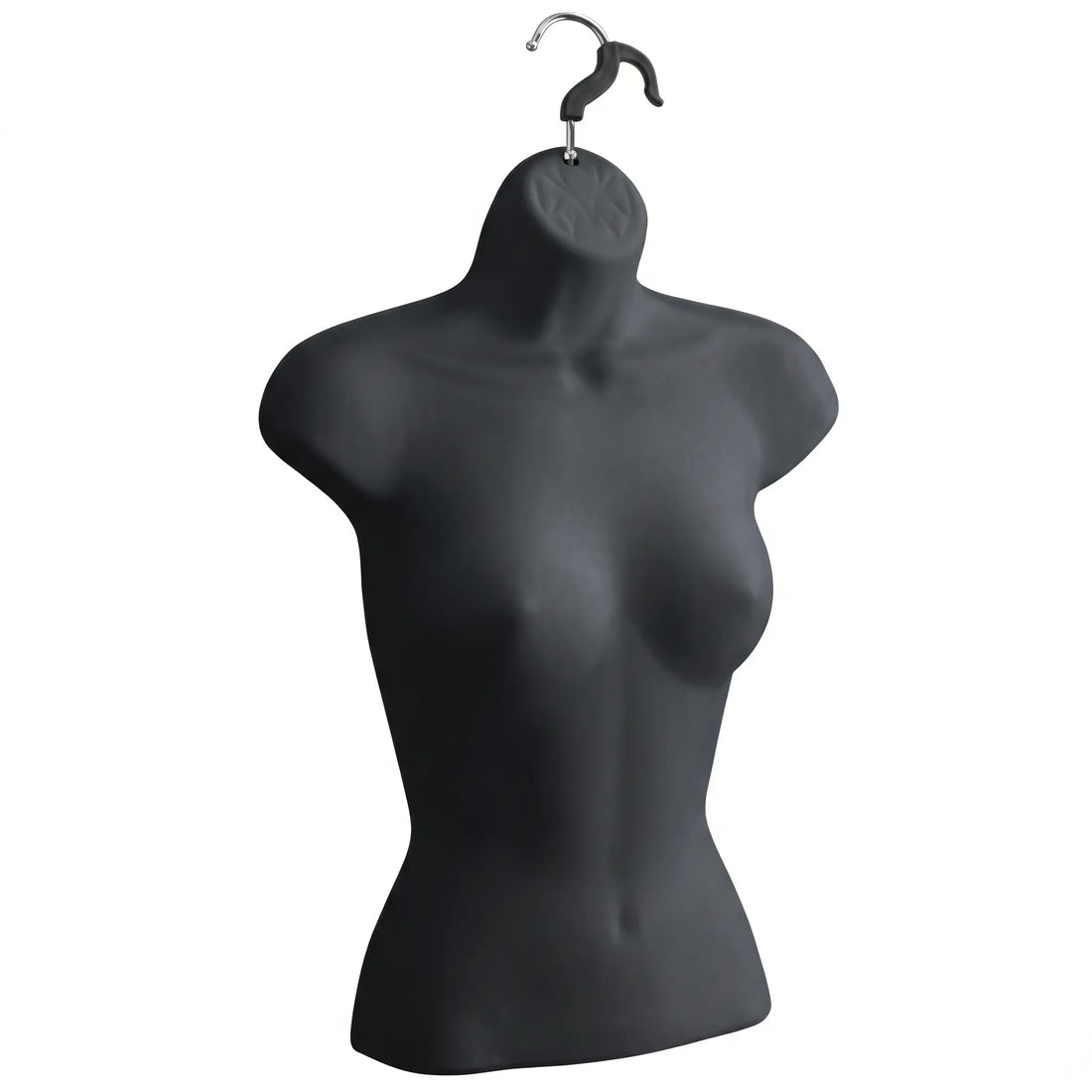 Half Body Female Hanging Torso Mannequin with Chrome Swivel Hook