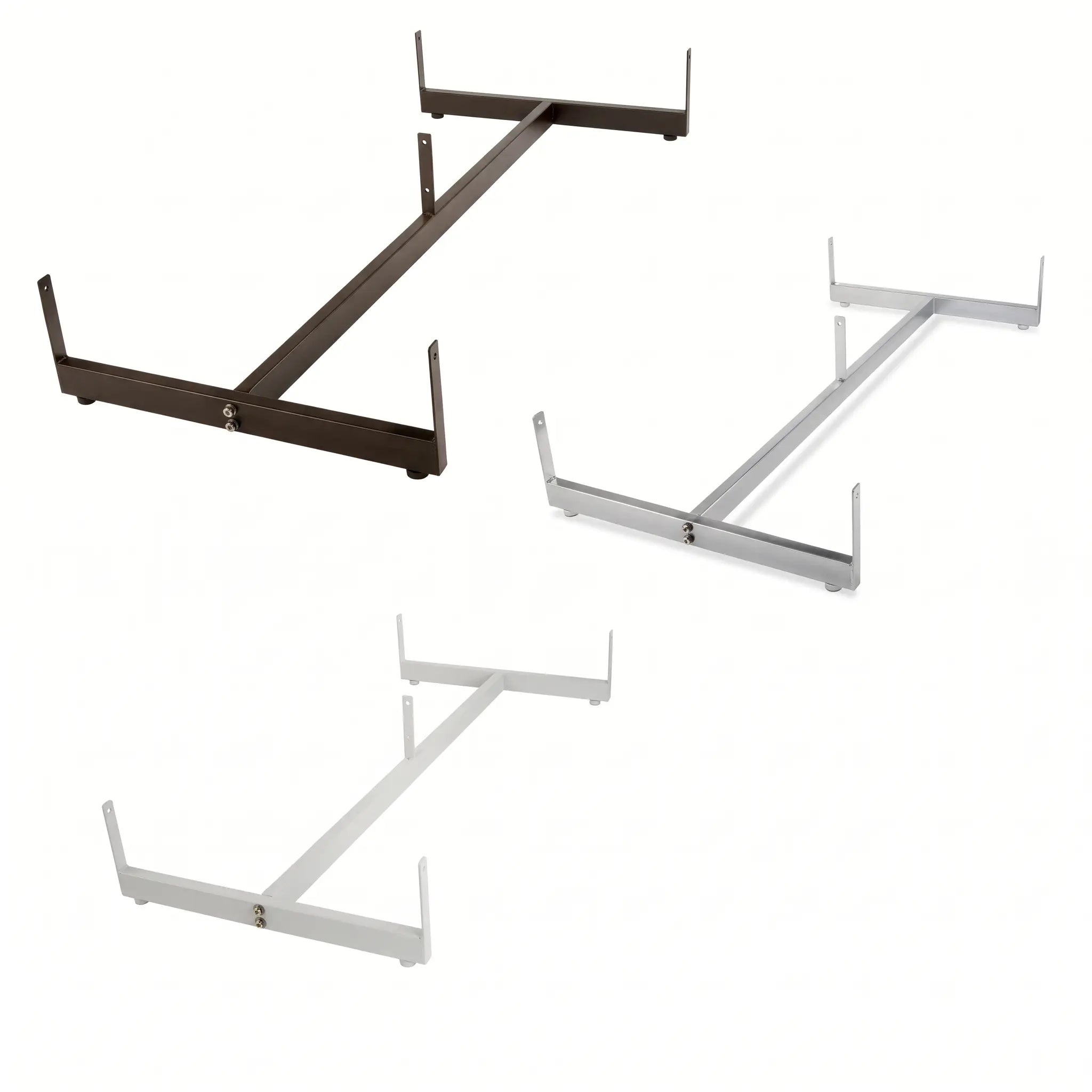 Heavy-Duty Modular Gridwall Display Bases – 4-Way, Gondola & Triangle Options