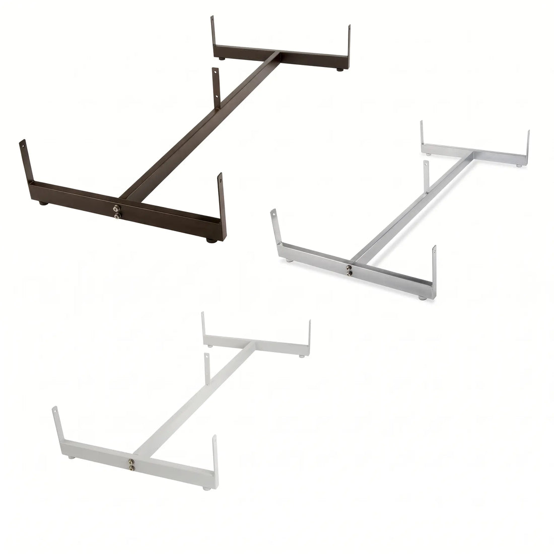 Heavy-Duty Modular Gridwall Display Bases – 4-Way, Gondola & Triangle Options
