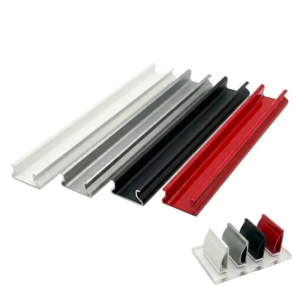 PVC Slatwall Color Snap Inserts (8ft, 16-Pack) | Trim Strips Austin Store Fixtures