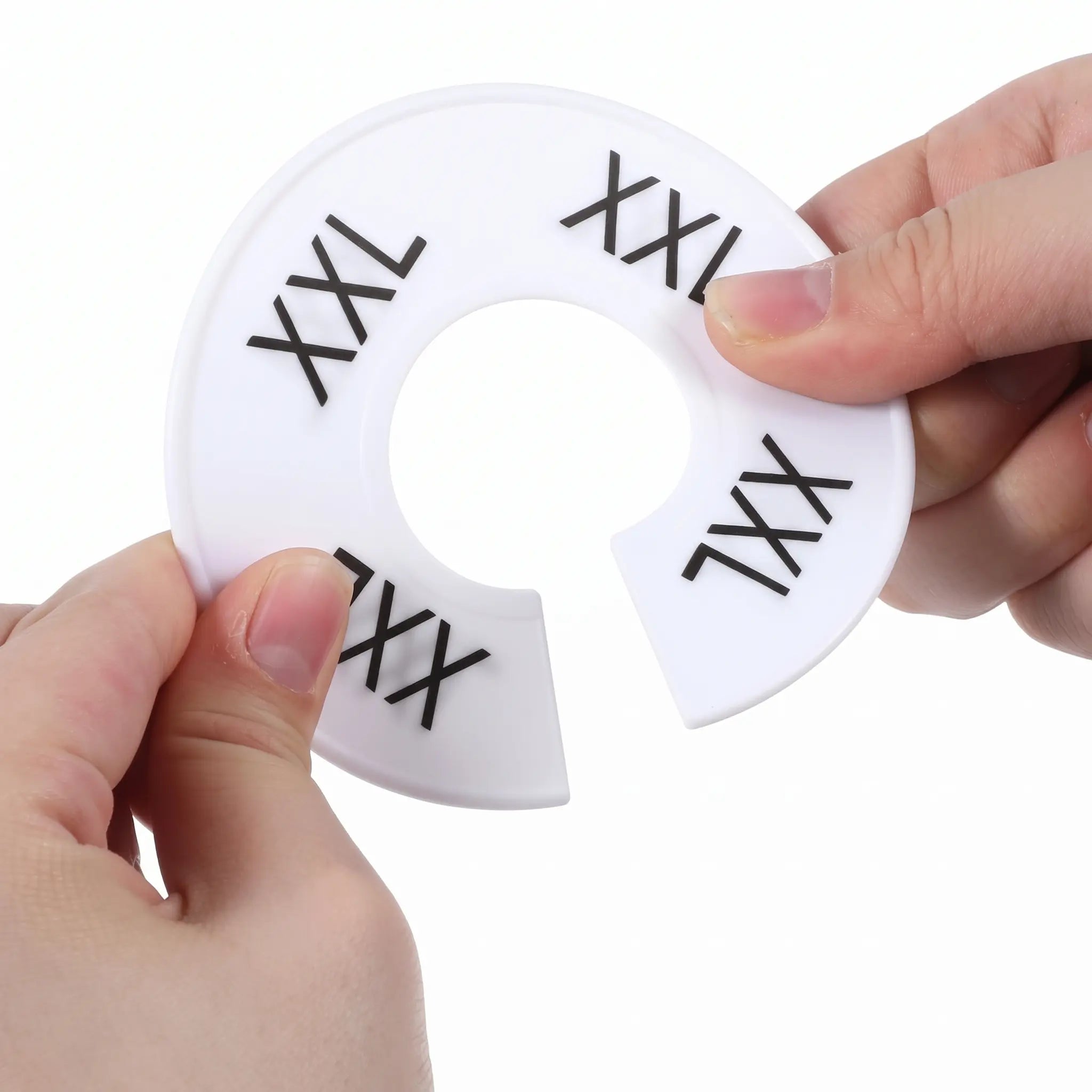 Plastic Clothing Rack Size Dividers (Round & Rectangular) Austin Store Fixtures