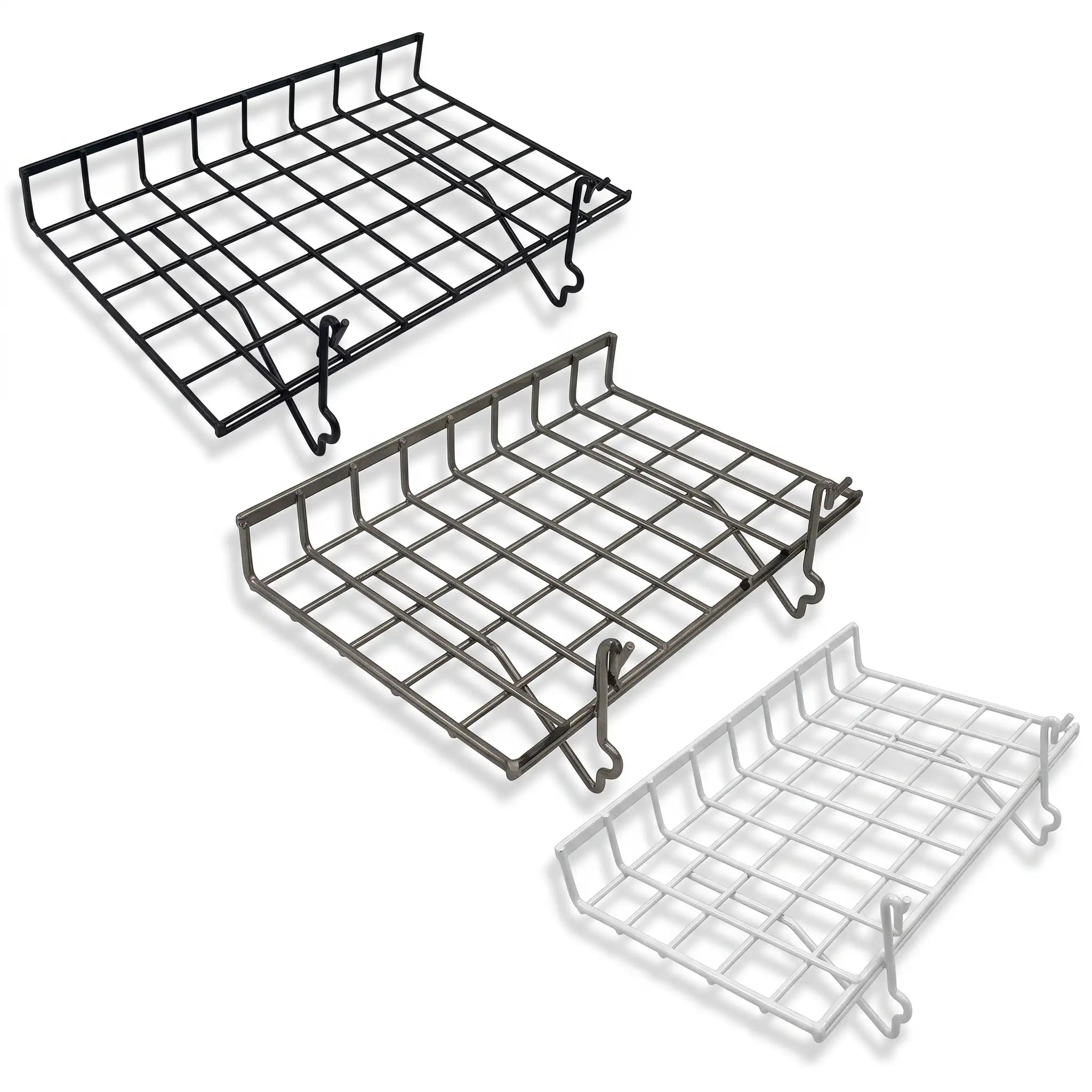 Universal Wire Display Shelf for Slatwall & Gridwall (Flat & Slant) Austin Store Fixtures