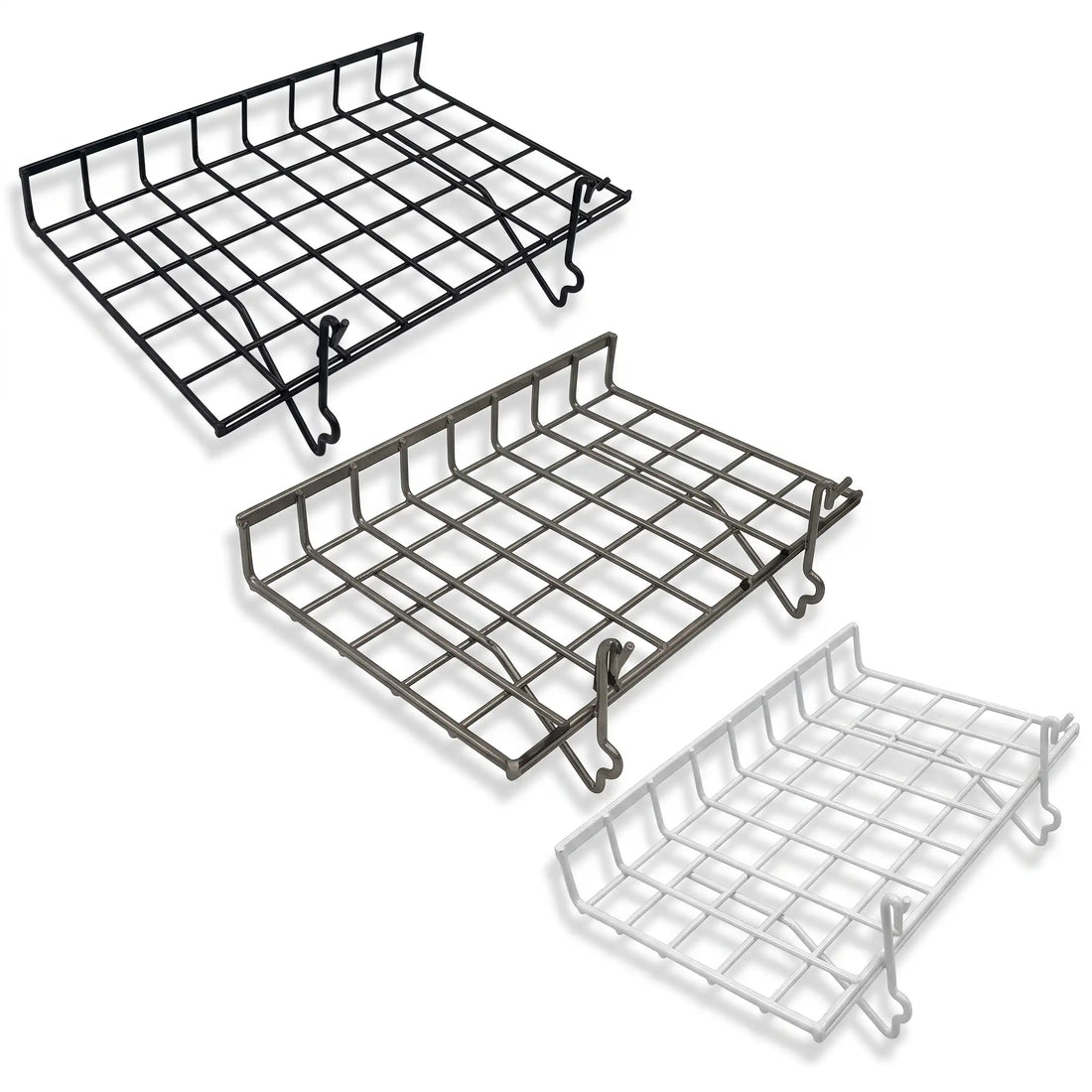 Universal Wire Display Shelf for Slatwall & Gridwall (Flat & Slant) Austin Store Fixtures