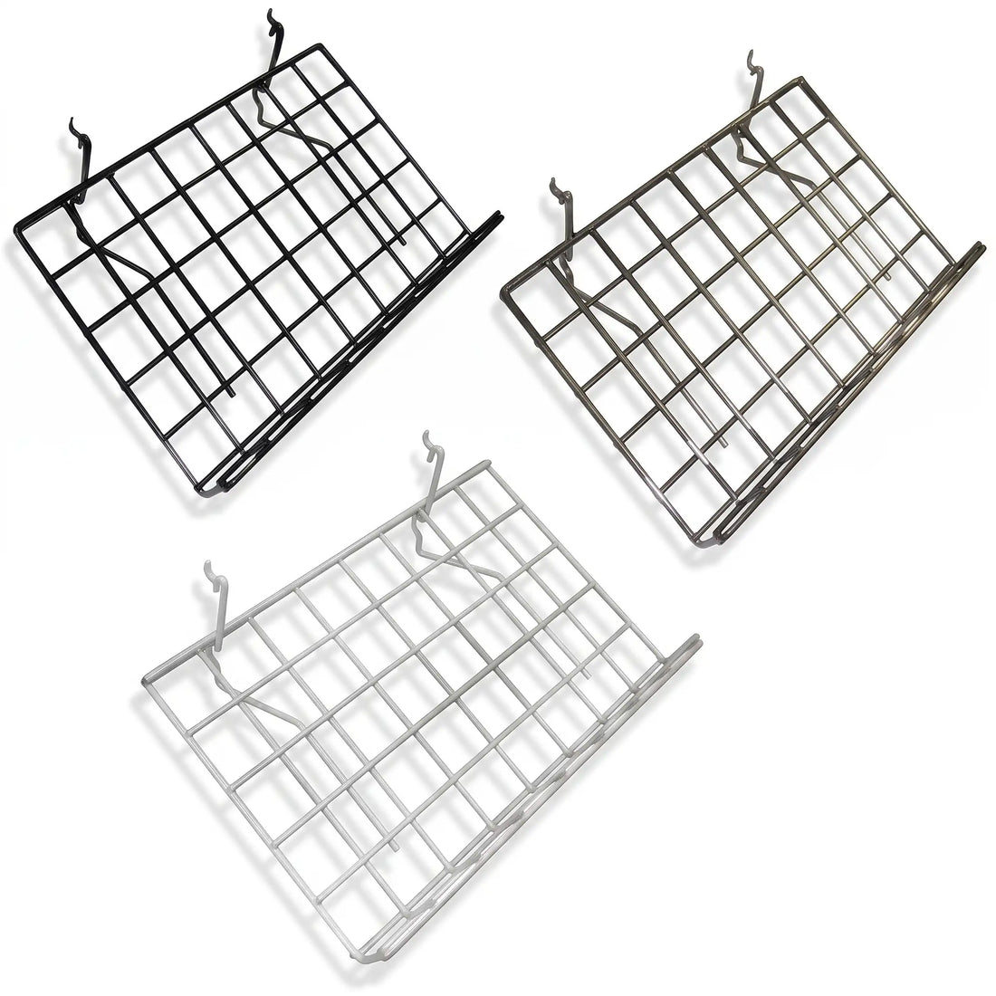 Universal Wire Display Shelf for Slatwall & Gridwall (Flat & Slant) Austin Store Fixtures