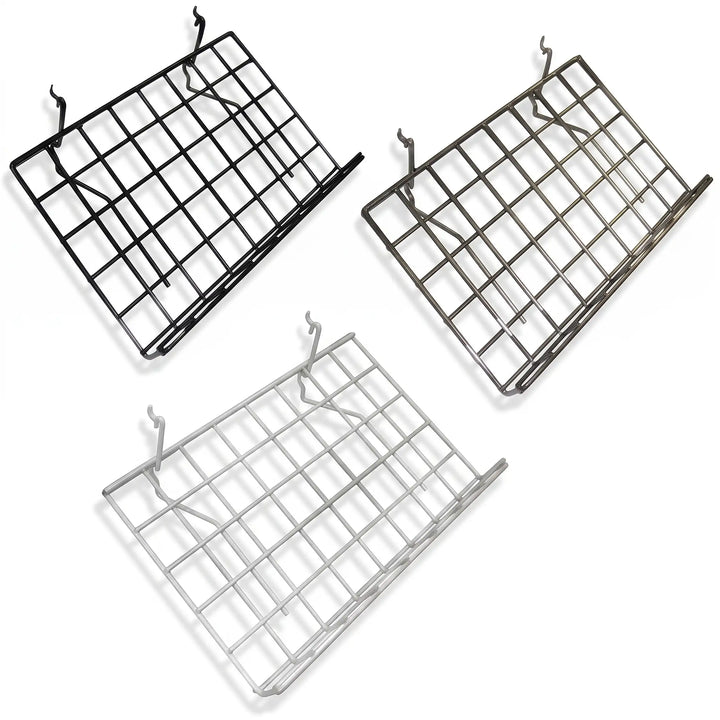 Universal Wire Display Shelf for Slatwall & Gridwall (Flat & Slant) Austin Store Fixtures