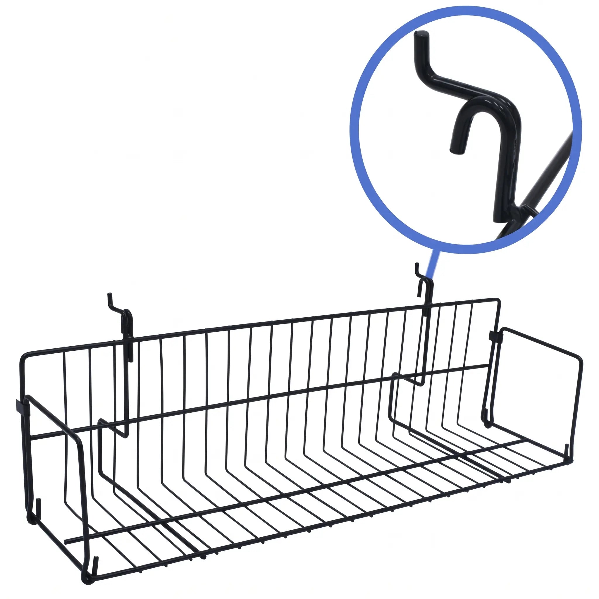 Universal Wire Media Shelf for Slatwall, Gridwall & Pegboard – UVS