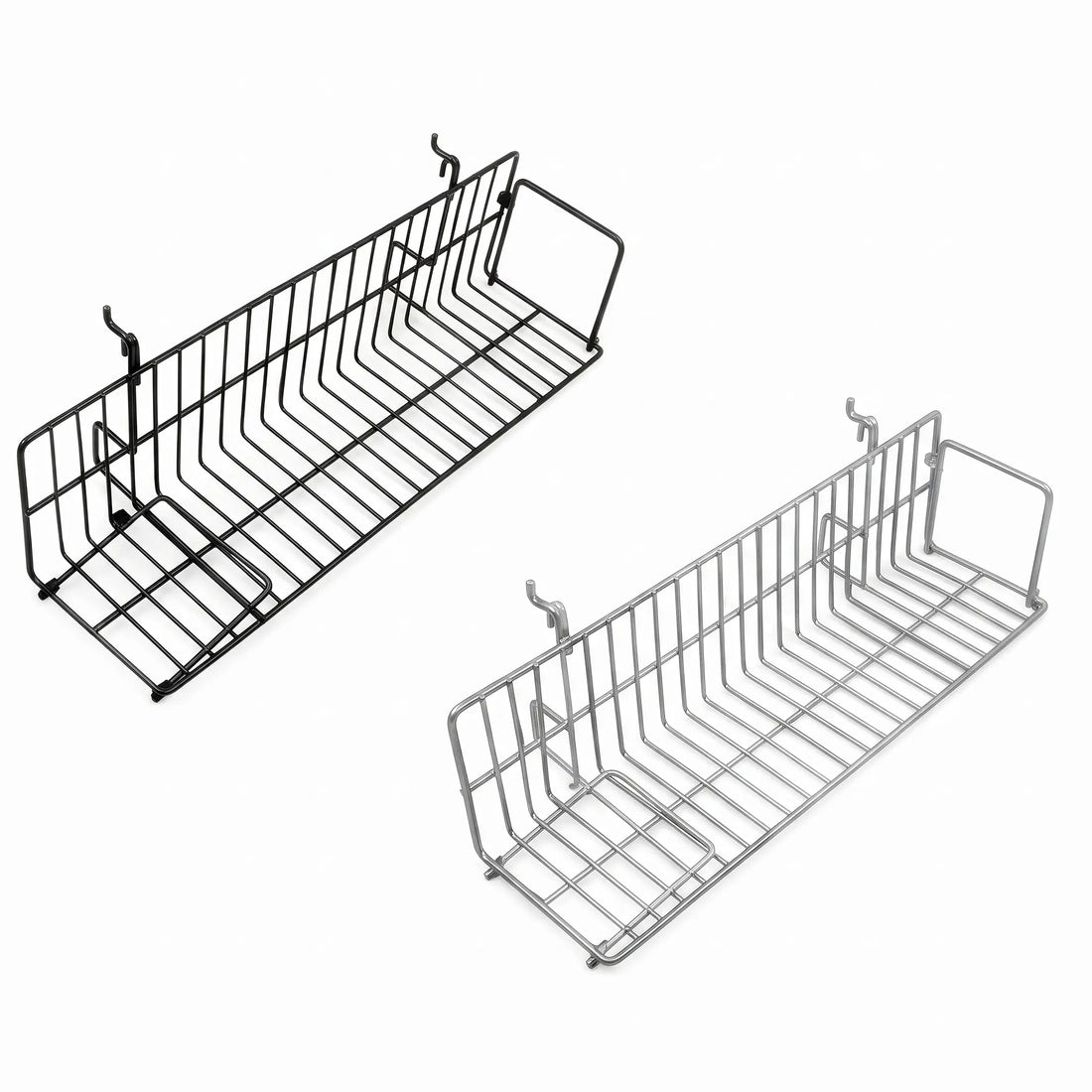 Universal Wire Media Shelf for Slatwall, Gridwall & Pegboard – UVS