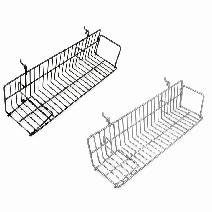 Universal Wire Media Shelf for Slatwall, Gridwall & Pegboard – UVS