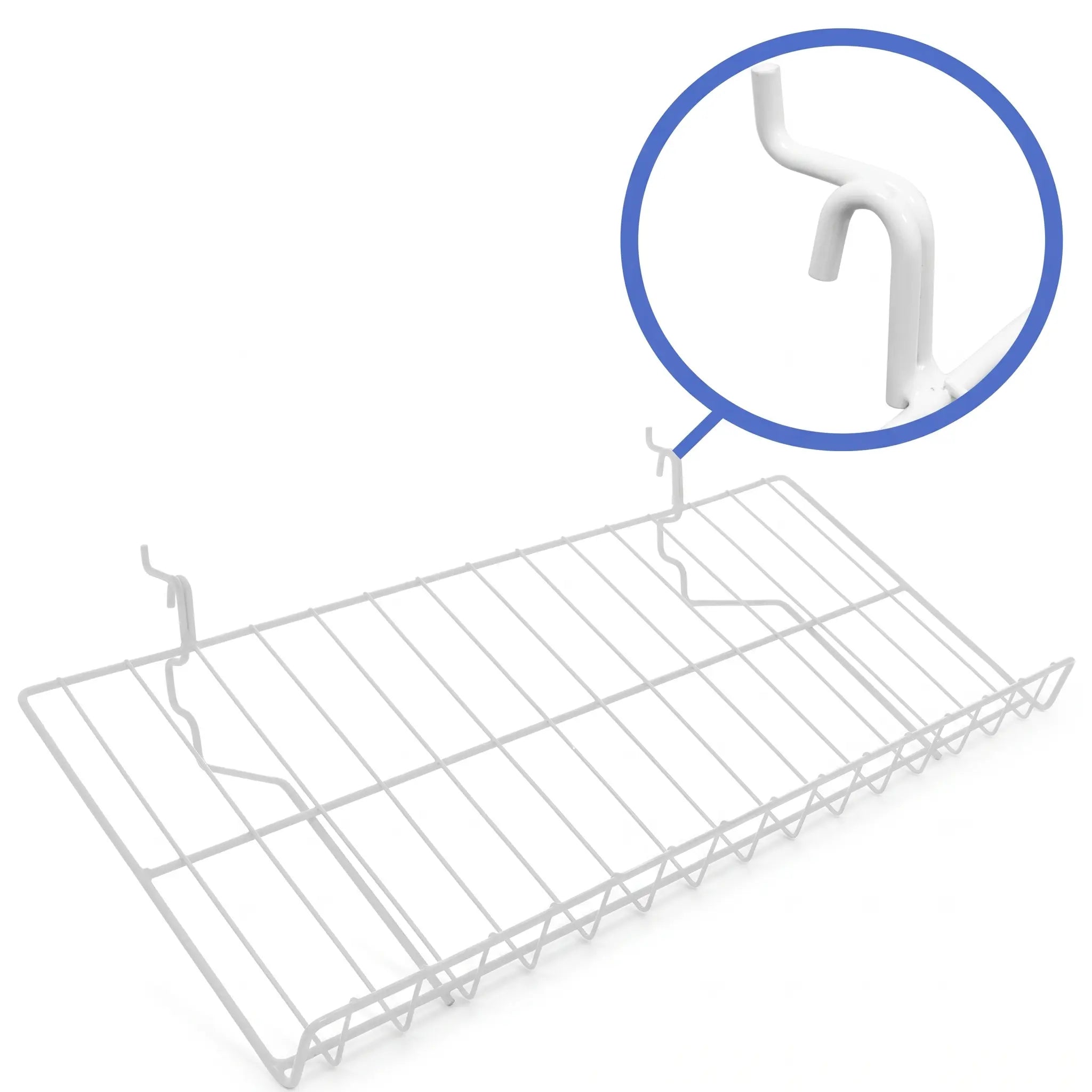 Universal Wire Slant Display Shelf (12" x 24") Austin Store Fixtures
