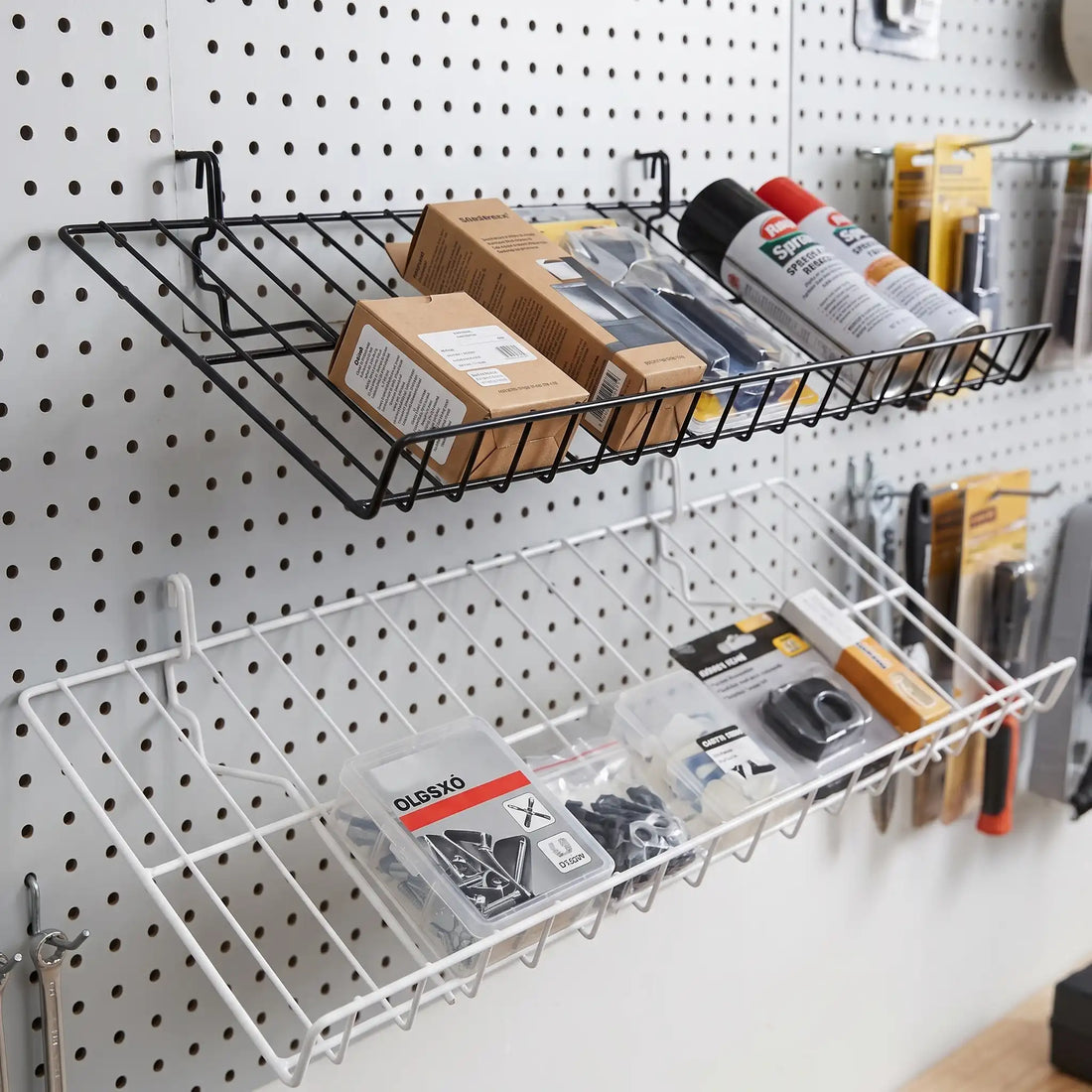 Universal Wire Slant Display Shelf (12" x 24") Austin Store Fixtures