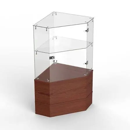 Aluminum Half Vision Glass Corner Filler