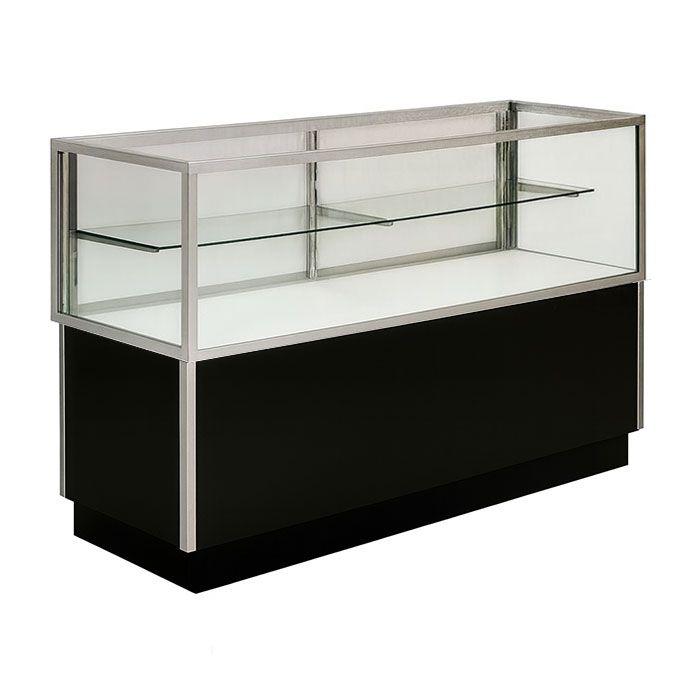 Half Vision Retail Showcase with Storage & Built-in Light Austin Store Fixtures