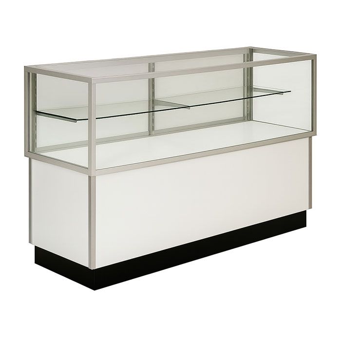 Half Vision Retail Showcase with Storage & Built-in Light Austin Store Fixtures