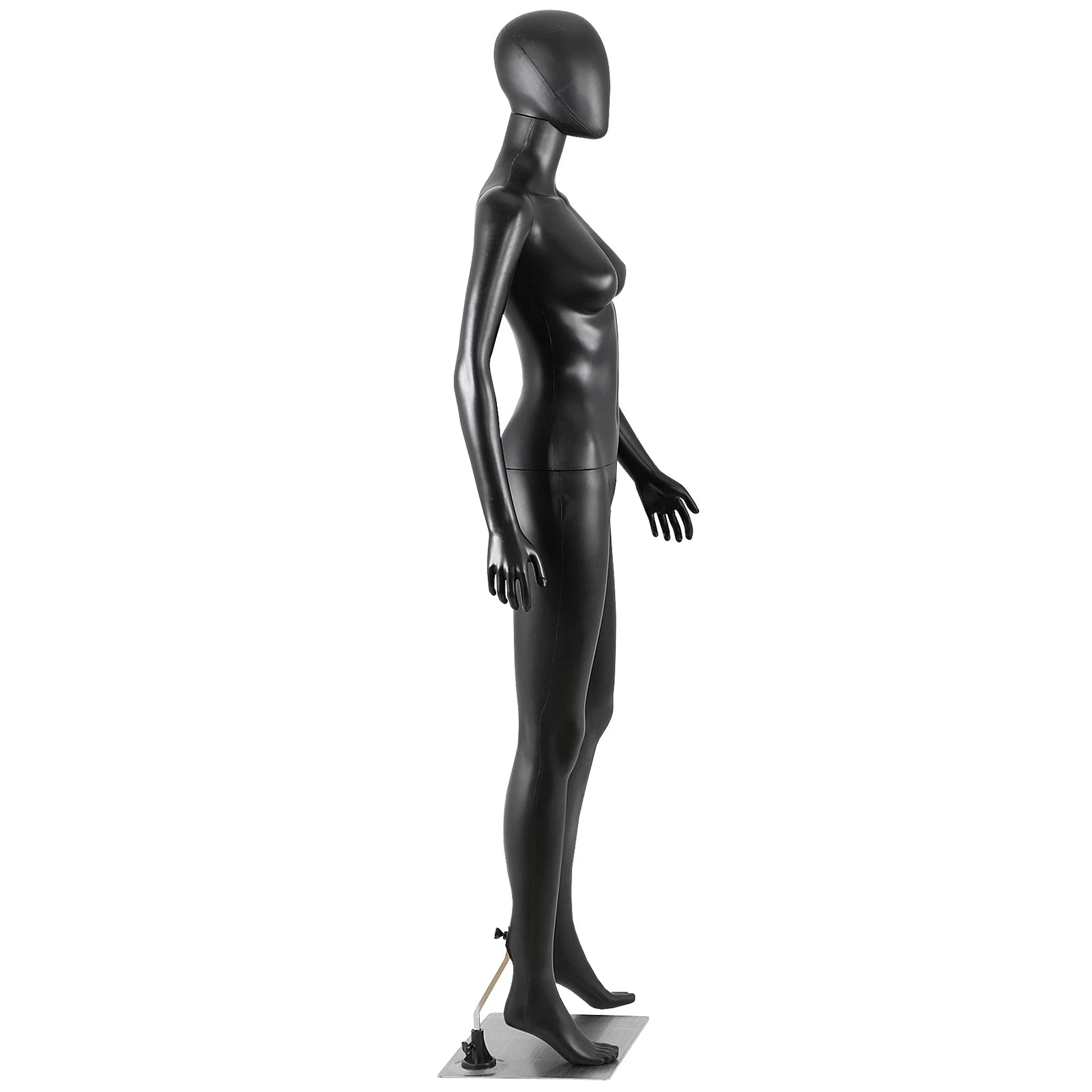 High Glossy Female Mannequin with Metal Base (Black & White) Austin Store Fixtures