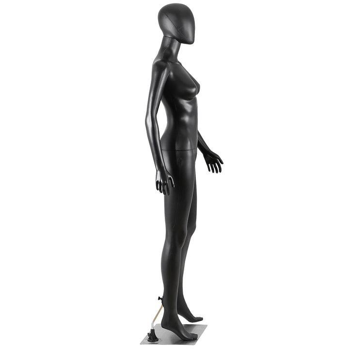 High Glossy Female Mannequin with Metal Base (Black & White) Austin Store Fixtures
