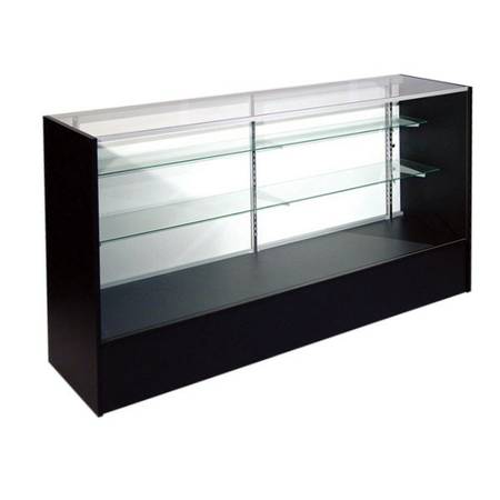 BLACK FULL VISION SHOWCASE - 4FT