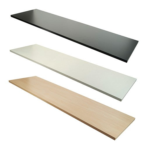 MELAMINE WOOD SHELVING - 5 PACK ASF