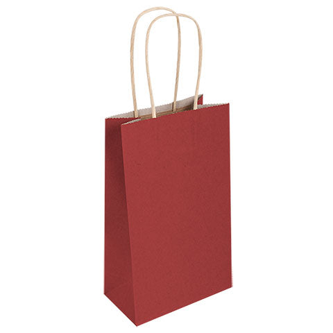 KRAFT PAPER BAGS - BLACK/RED ASF