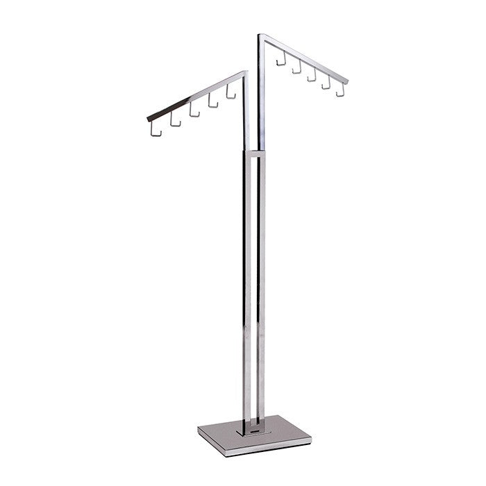Two Way Clothing Rack With 5 Hook Waterfall Arm ASF