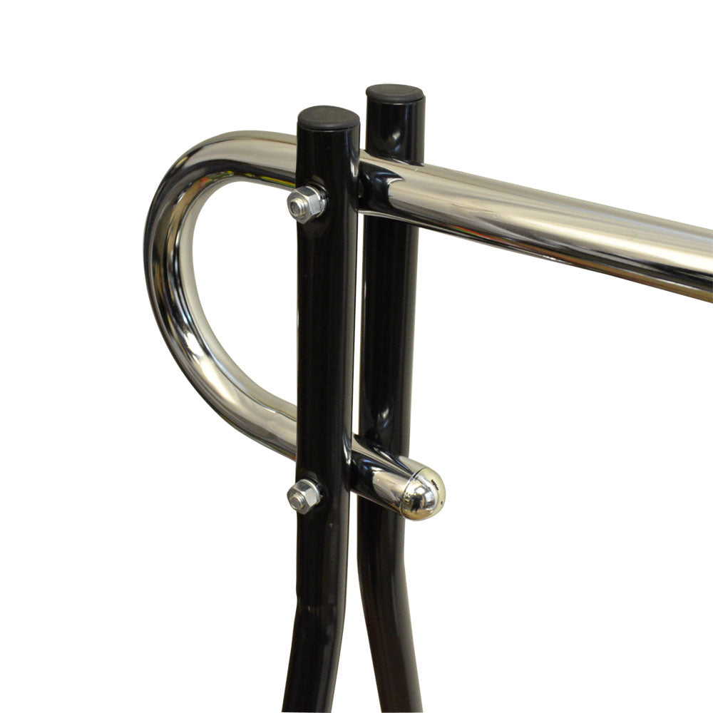Single Bar Black Beauty Clothing Rack ASF
