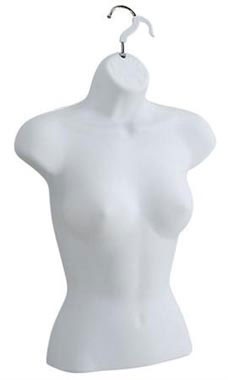 HALF FEMALE MANNEQUIN HANGING TORSOS ASF