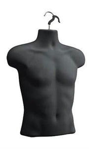 HALF MALE MANNEQUIN HANGING TORSOS