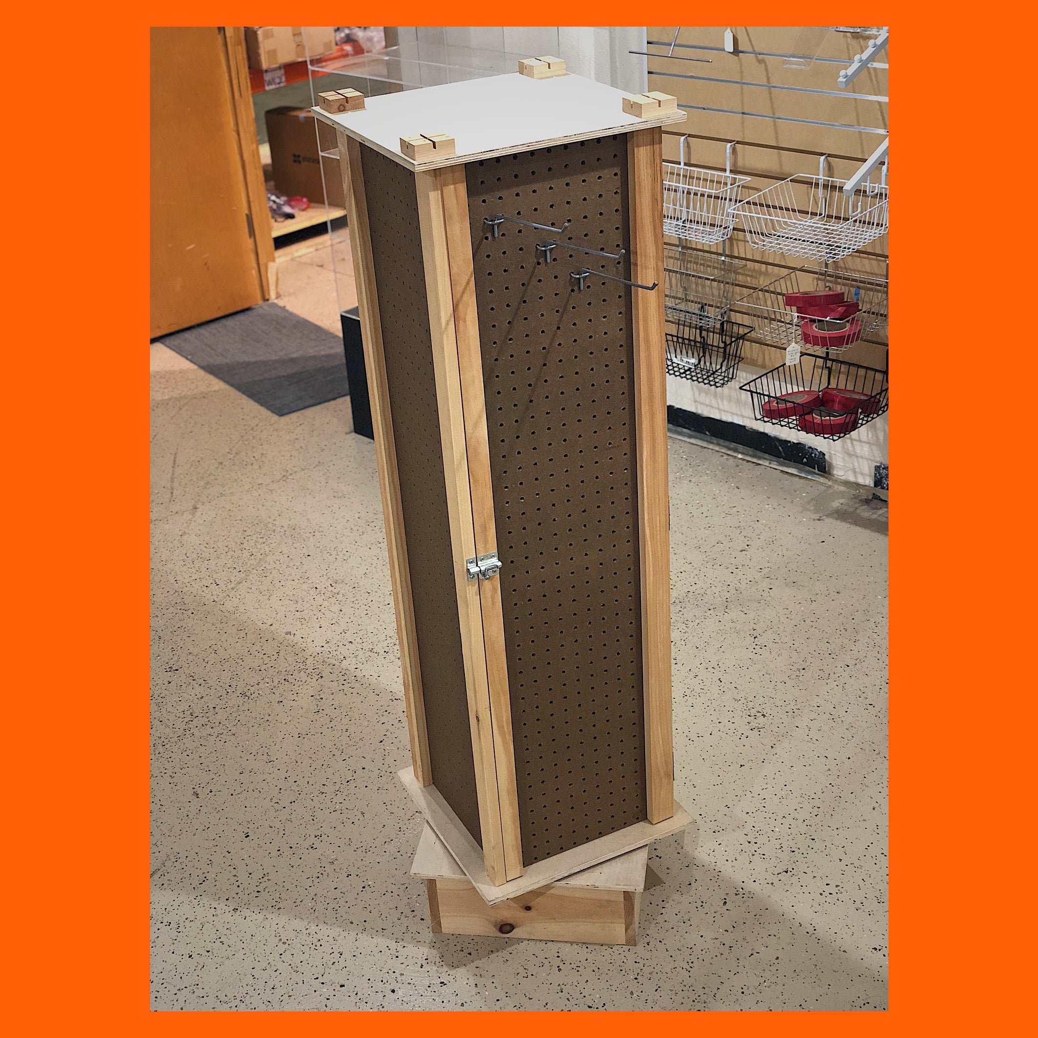 SPINNER PEGBOARD MERCHANDISER ASF