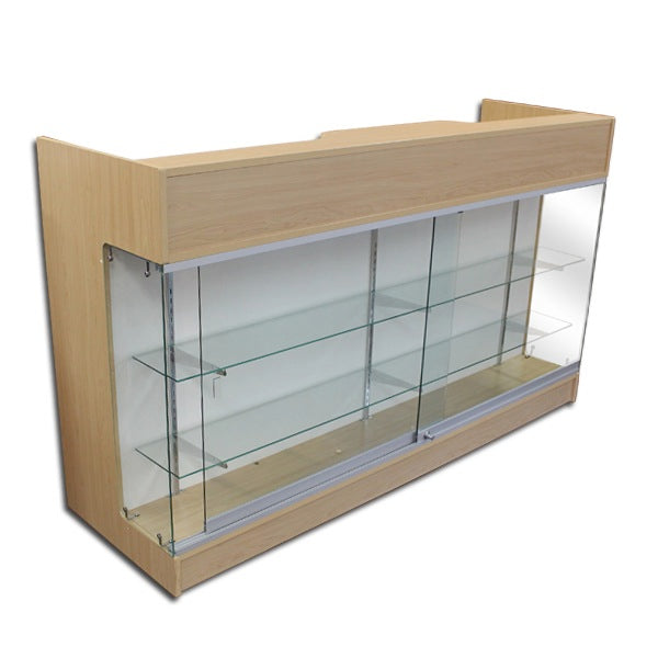6-Foot Ledgetop Counter with Showcase Front (LTRC6) Austin Store Fixtures