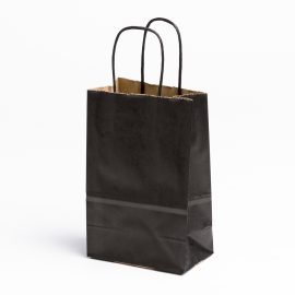 KRAFT PAPER BAGS - BLACK/RED ASF