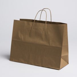 KRAFT PAPER BAGS - KRAFT/WHITE ASF