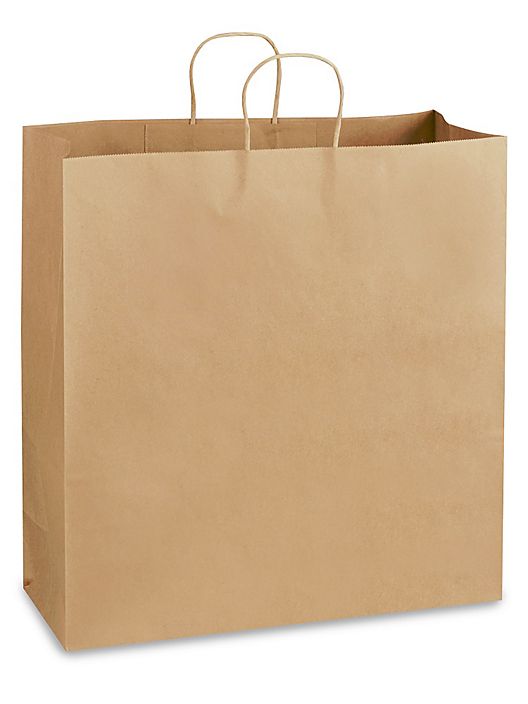 KRAFT PAPER BAGS - KRAFT/WHITE ASF