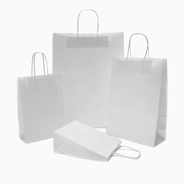 KRAFT PAPER BAGS - KRAFT/WHITE ASF